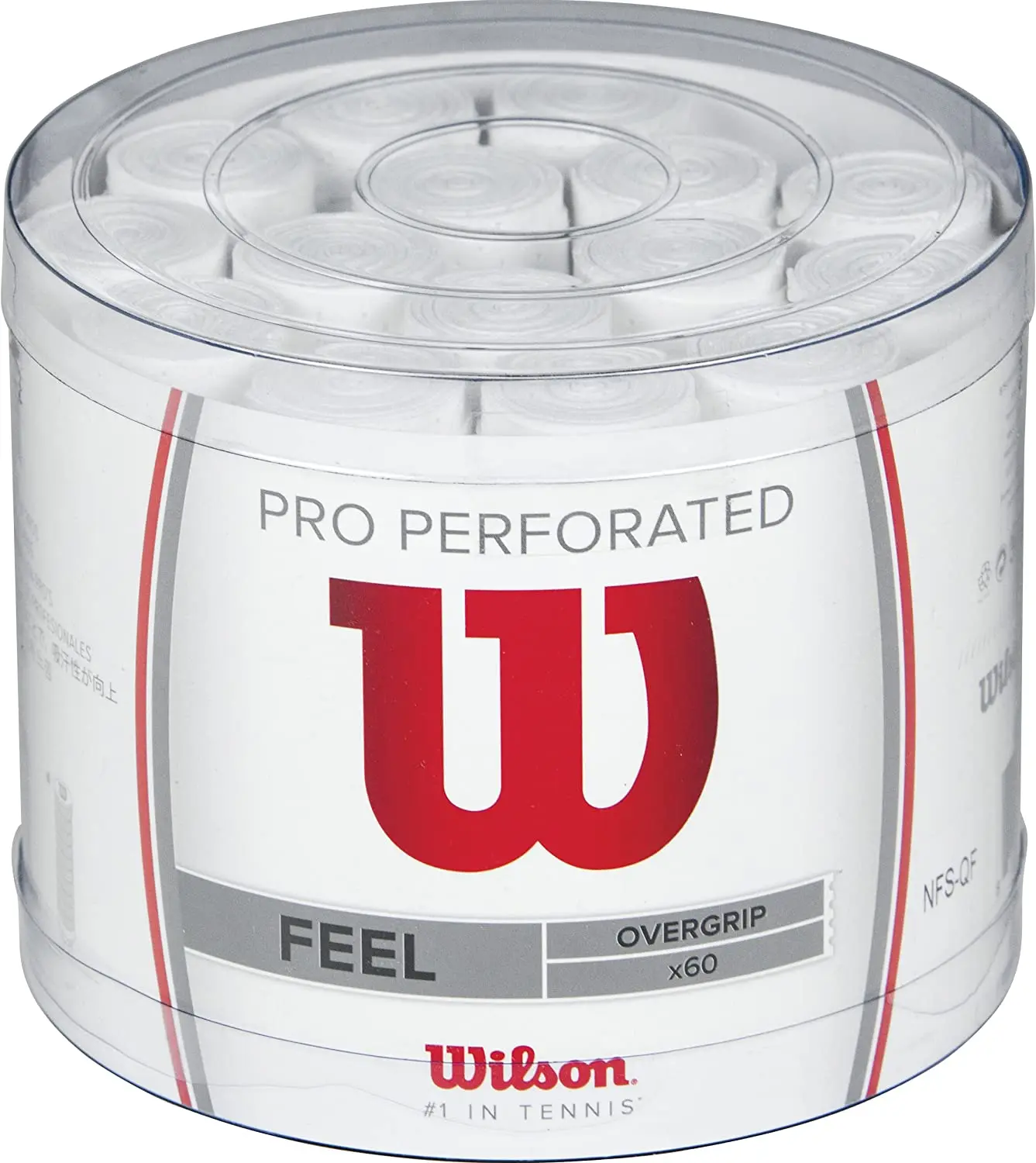 Original WILSON PRO white OVERGRIPS (choose plain or perforated), they are sent from Spain.