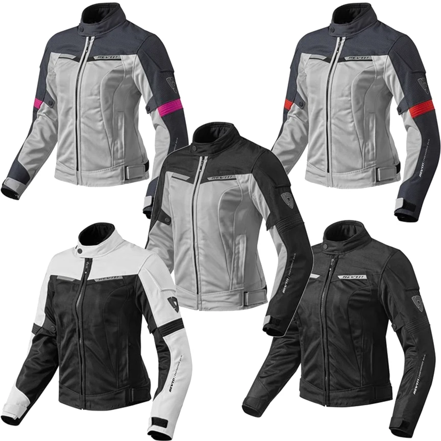 Rev' it FJT202-Airwave 2 Ladies biker jacket size M/40, L/42 and XL/44 Moto Sañora various colors motorcycle