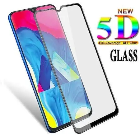 Samsung A10 White Shatterproof Glass Screen Protector 5D