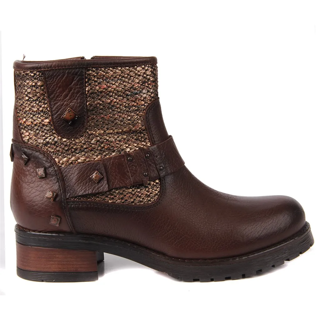 Botas de couro de vela-lakers