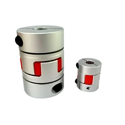 D20L25 Two-jaw Inner Size 4 to 10mm 4/5/6/6.35/7/8/9/10 Aluminum Alloy High Torque Plum Blossom Motor Shaft Flexible Couplings