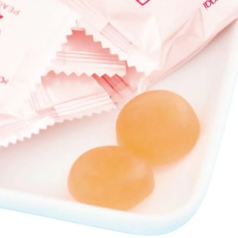 Caramelo gomoso de  japonesa Sabor melocotón Kasugai 107G*2 unidades