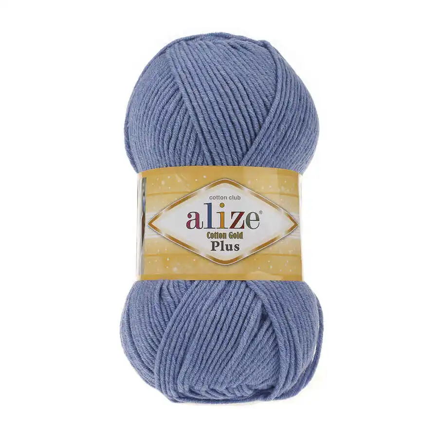 Cotton - Knitted Yarn - 21 Color Options -  200 Meters(100gr) - Alize Cotton Gold Plus - Acrylic - Bag - Cardigan - Sweater - Scarf - Shawl - Vests