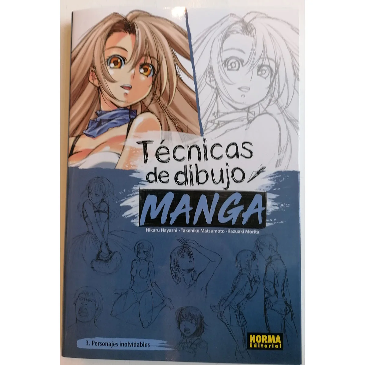 MANGA, drawings TECNICAS MANGA 03 unforgettable characters, EDITORIAL NORMA, author several Japanese authors, year 2021 - ART BOOK