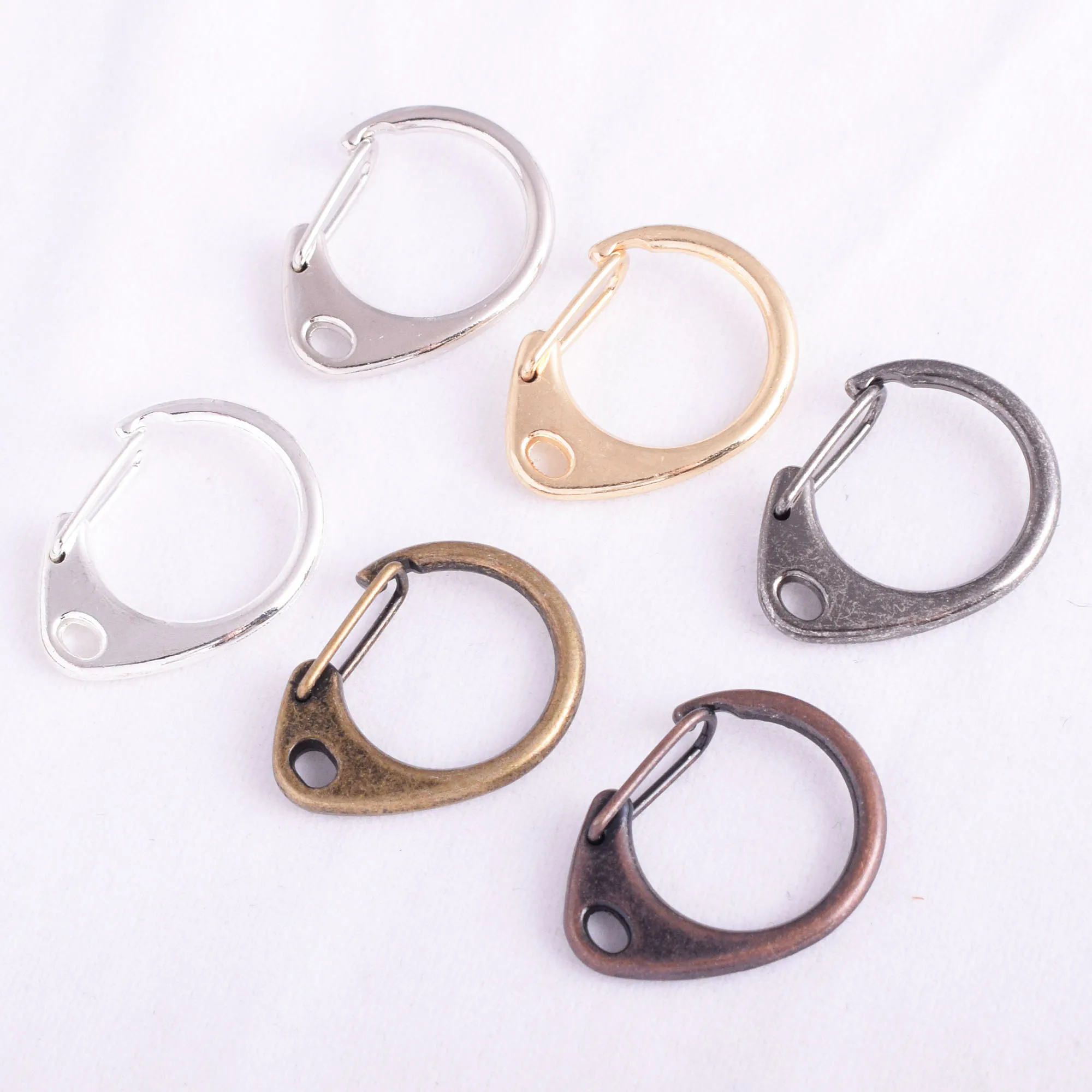 32mm 20pcs Lobster Claw Clasps Swivel Trigger Clip Keychain Metal Lobster Clasp Purse bag Clasps Key Ring Clip for DIY Craft