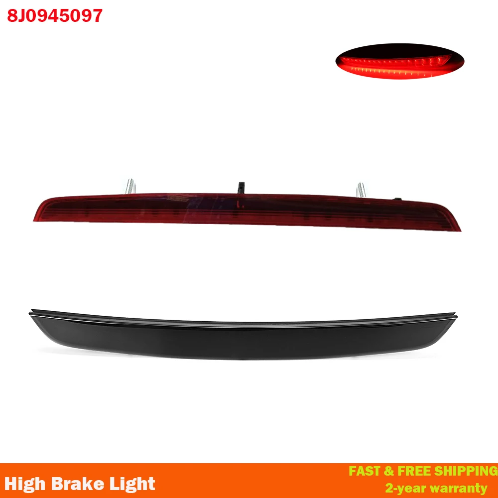 

Черный/дымчатый третья Тормозная задняя фонарь для Audi MK2 TT 8J 2006-14 Автомобильная задняя фонарь заднего фонаря тормоза высокого уровня 8J0945097