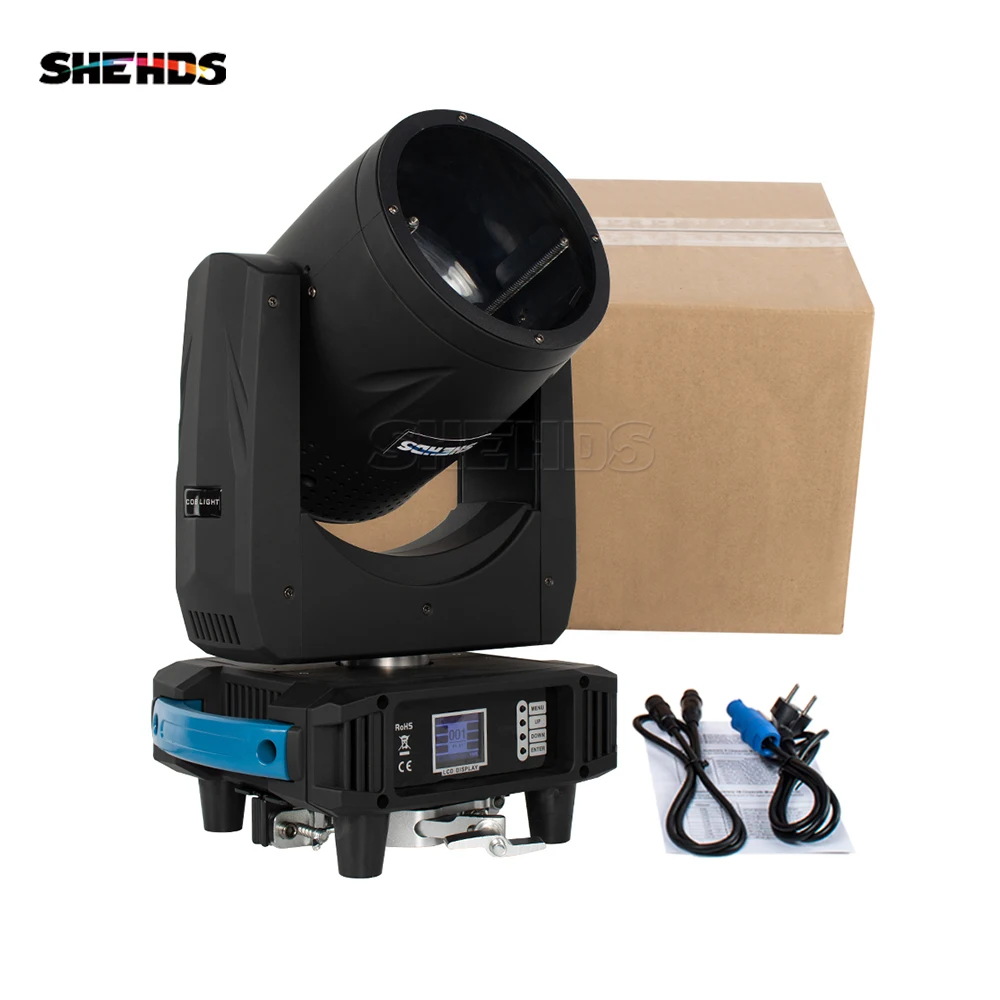 SHEHDS LED 400W Zoom Wash COB Moving Head Light DMX Disco Party Wedding Show DJ Stage Hotels Theater Concert Equipment