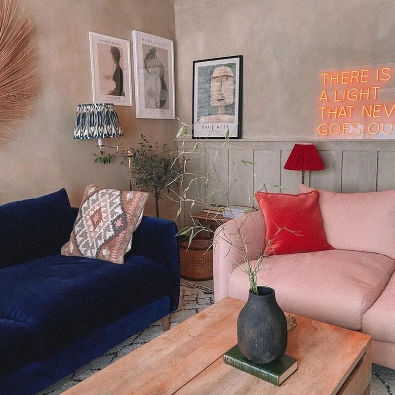 ป้ายนีออน มีไฟที่ไม่เคยออกไปตกแต่งบ้านป้ายนีออนแบบกําหนดเองป้ายตกแต่งในร่มส่วนบุคคล Led Neon Light ของขวัญ