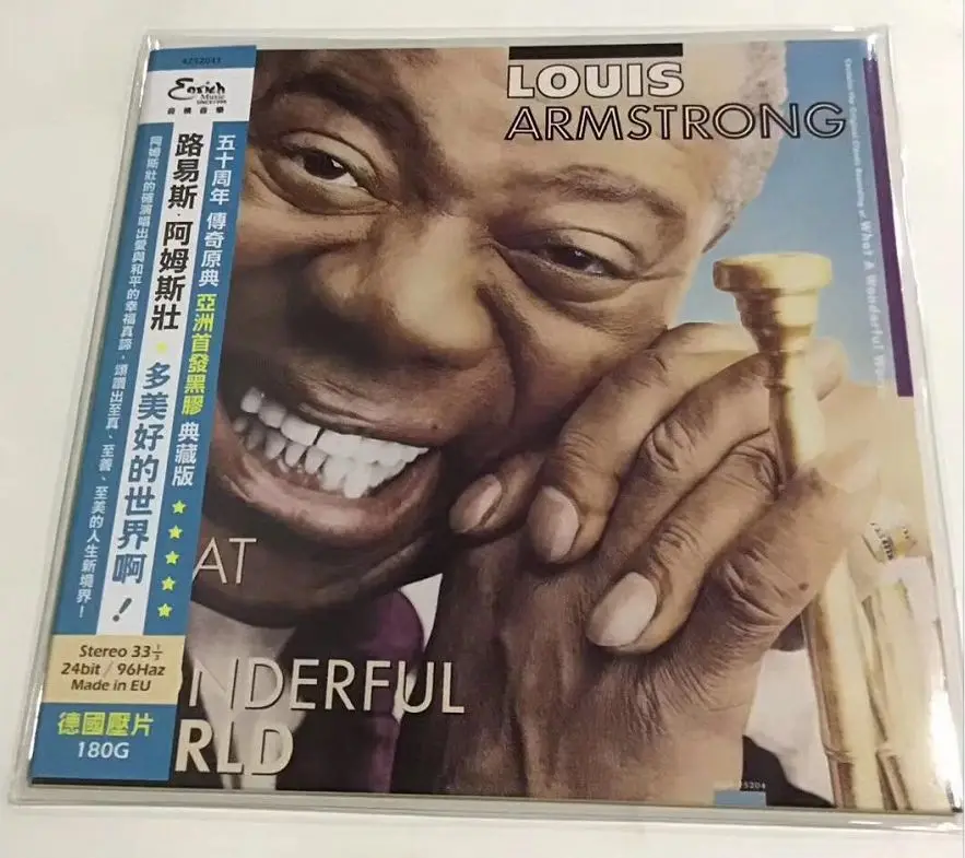 New Genuine 12 inch 30cm 1 Vinyl Records LP Disc America Music Player Singer LOUIS ARMSTRONG Music Songs Album