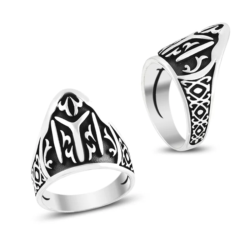 925 Silver Ottoman Style Designed Ring for Men