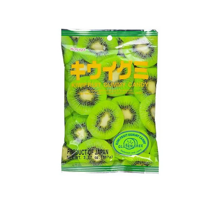 Caramelo Gomoso de japonesa Sabor Kiwi Kasugai 107G*2 unidades