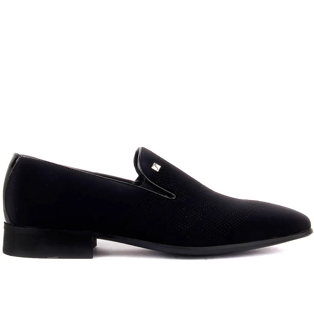 Fosco-Black Color Step-in Men 'S Classic Shoes