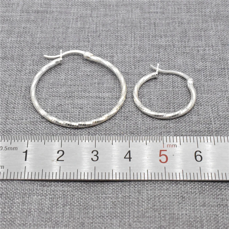 925 Sterling Silver Eurowire Hoops Ear Wires for Earring Jewelry Making 20mm 30mm