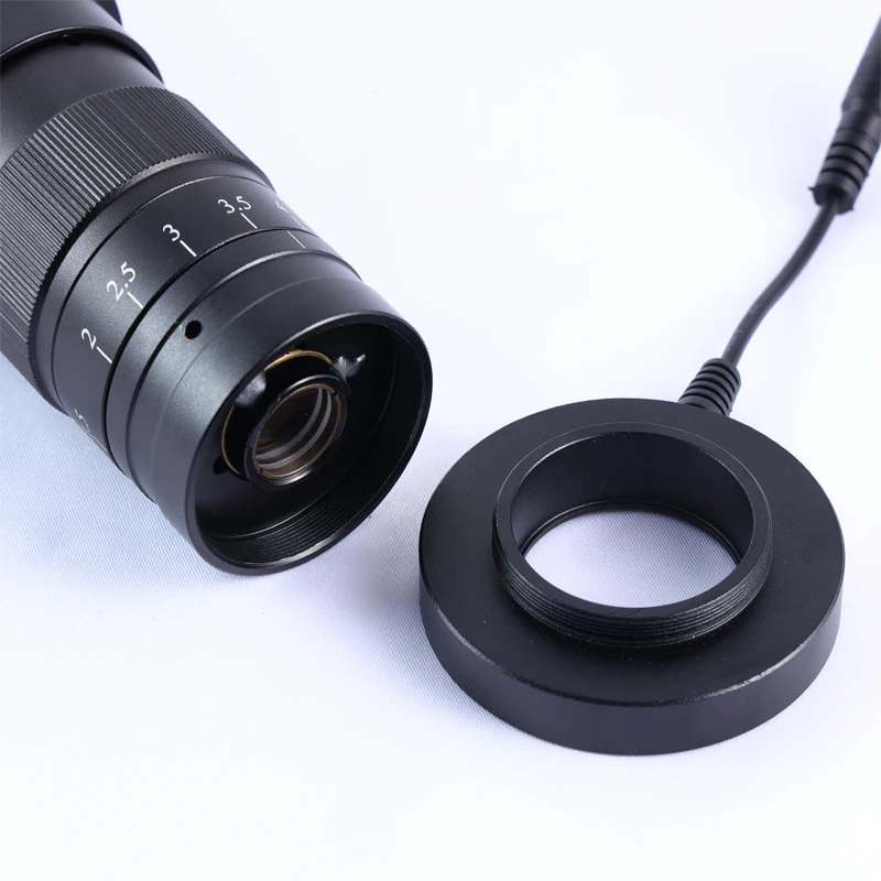 USB 5V LED Ring Integrated Dimmer Light Illuminator Adjustable Lamp Source for Monocular Binocular Trinocular Stereo Microscope