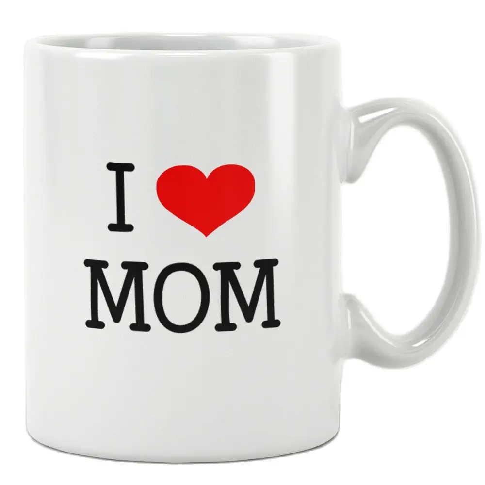 I Love Mom Mug Coffee Tea Milk Beer Mug Unique Gifts For Mother's Day Free Sipping