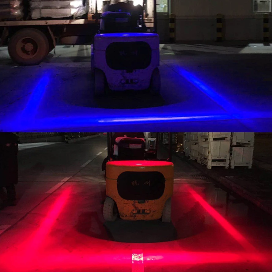 

1 Piece 6 inch LED Warning Light Forklift Safety Light Reversing Blue Red Border Indicator Light for Forklift Trucks 12V~80V DC
