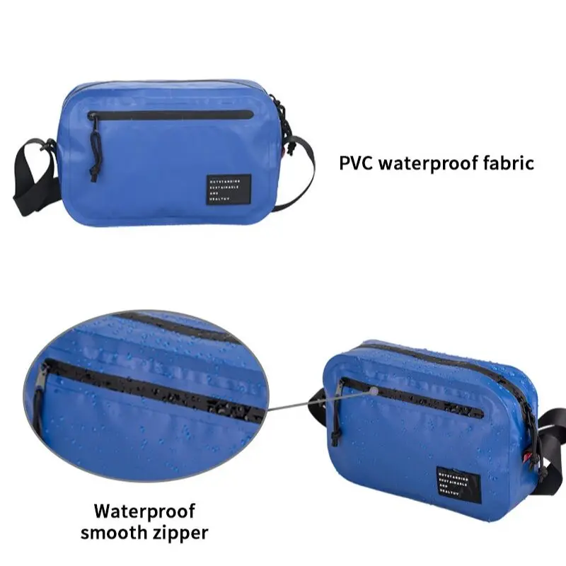 OSAH 2L Cosmetic Bag Workout Pack Toiletry Kit Anti-Dirt PVC Waterproof Beach Swimming Minimalism Bag Camping Travel Sport Women