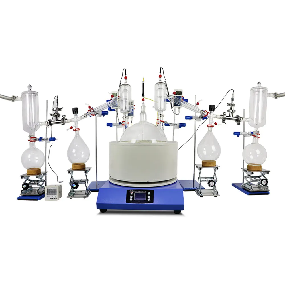 ZOIBKD Laboratory Equipment ZNCL-20L Short Path Distillation Kit Equipped with Cryopump and Vacuum Pump