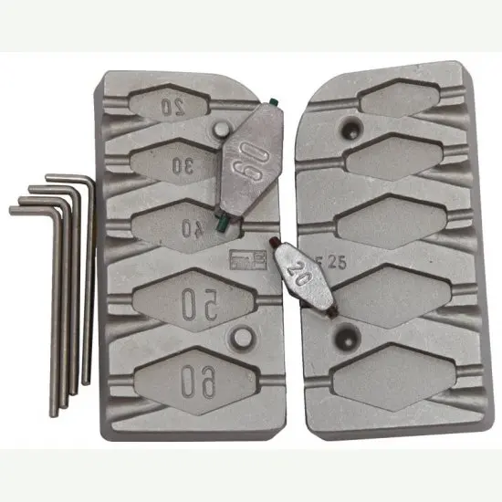 Mould lead fishing Inline gr.20-60 F 25