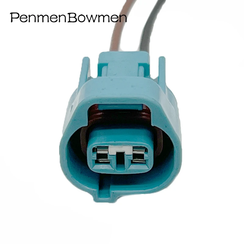 1 Pc 2 Pin Automobile Front And Rear Fog Lamp Plug Wire Harness Female Electronic Connector Blue For 6189-0238