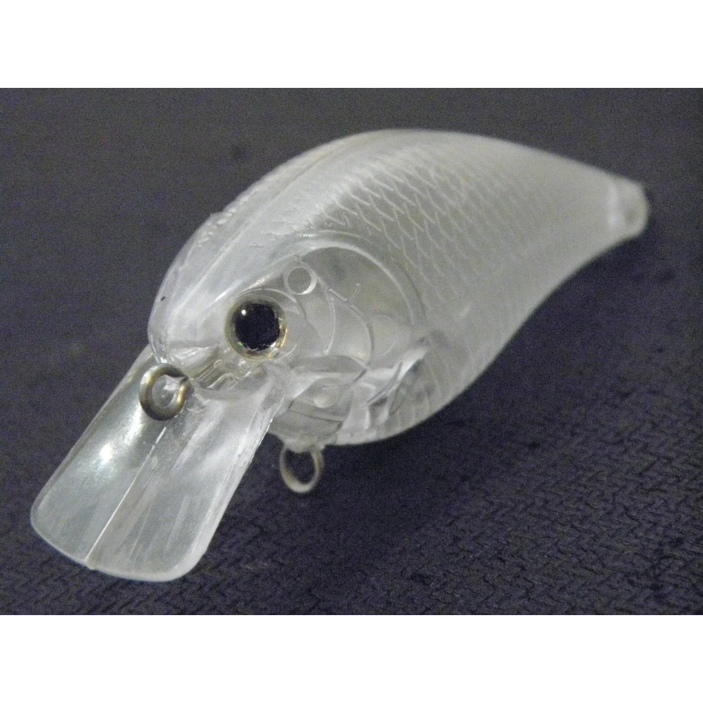 wLure 7cm 1.5 Model Square Bill Crankbait 0.5 Meter Diving Floating Blank Fishing Lure Quantity 10 with Eyes UPHC15P10