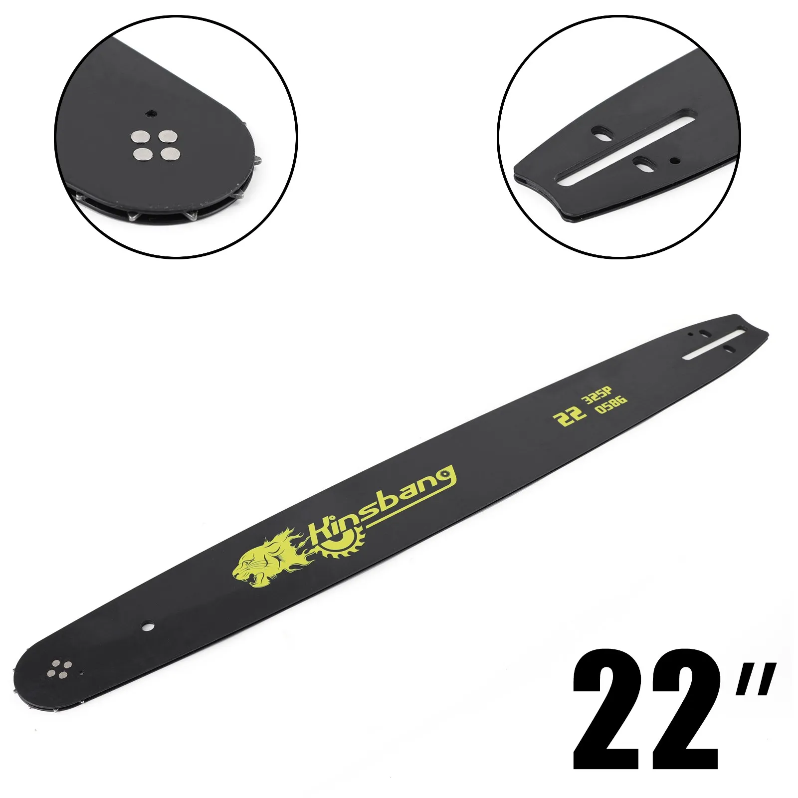 Areyourshop 22 inch CHAINSAW GUIDE BAR 0.325\