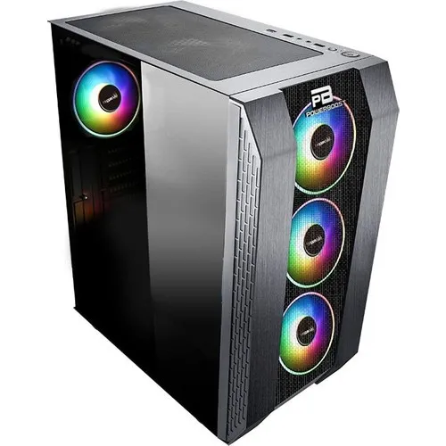 Power Boost VK-P3305B 500W Usb 3.0 Atx Mesh Vaste Led Fan Zwarte Computer Case (JBST-VKP3305B)