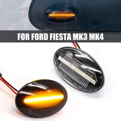 LED 다이나믹 사이드 마커 턴 시그널 블링 어 흐르는 물 포드 피에스타 MK4 MK5 Mondeo MK1 Explorer 2 Transit