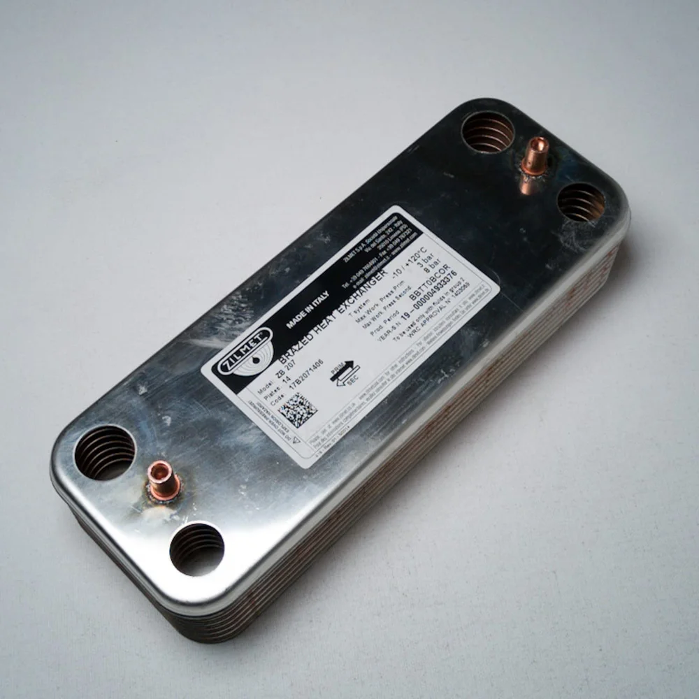 مبادل حراري ثانوي ديمرد سولاريس ، كاليستو مونوترميك نيترون ، عدن 3003200026 - 14 لوحة زيلميت