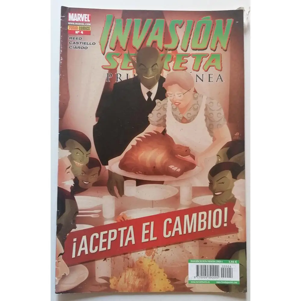 MARVEL, Secret INVASION-first line No. 4, ED. PANINI, year 2009, various authors, COMIC BOOK, TEBEO in Spanish