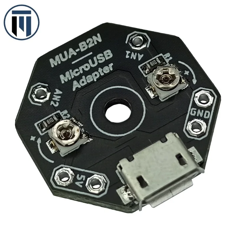 Micro USB Adapter, 5V Micro USB Supply Module, 5V Supply Outputs: 2, 2 Analog Outputs, MUA-B2N, Micro-USB 5V Supply Board