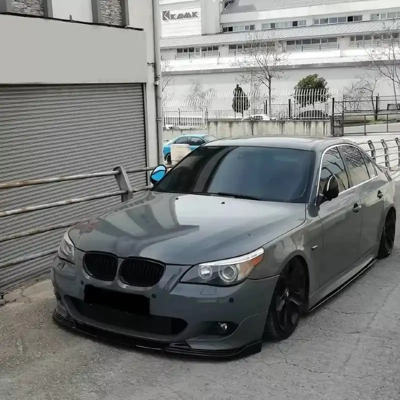 For BMW 5 series M tech E60 2003 - 2010 Hamann Style Front FRONT BUMPER Splitter diffuser lip body kit Spoiler