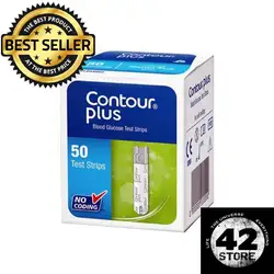 Bayer CONTOUR Plus Blood Glucose Test Strip 1 Box of 50 Test Kits