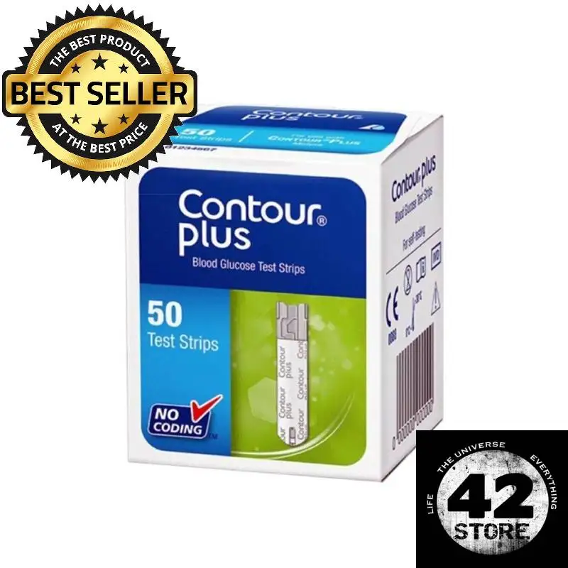 Bayer CONTOUR Plus Blood Glucose Test Strip 1 Box of 50 Test Kits