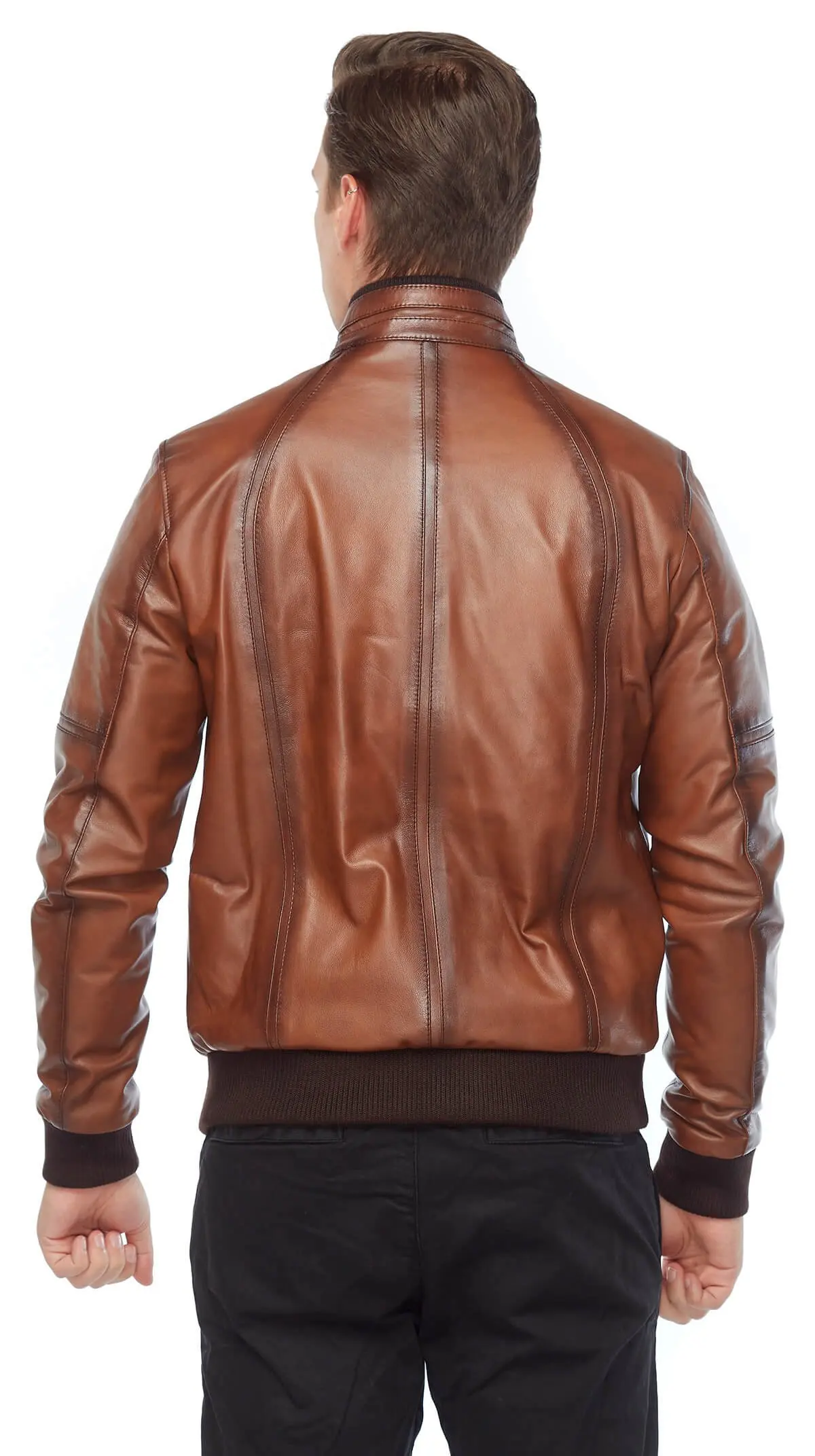 Feni Taba Tranh Phối Da Orjinal Da Cừu Thu Đông 2022 Biker Slim Size Lớn VintageTürkiye