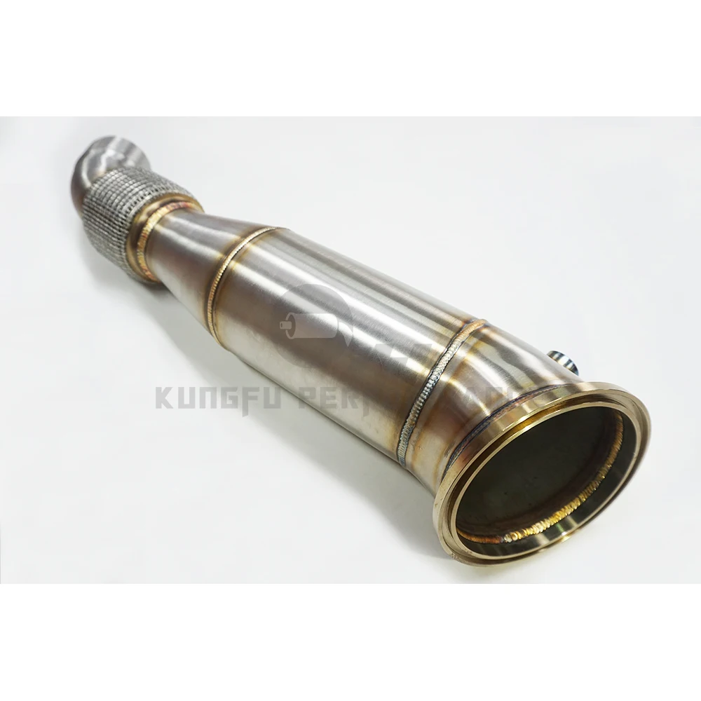 KUNGFU PERFORMANCE SS304 Upgrade 4.5'' Exhaust B58 Downpipe For B M W B58 G30 F30 Engine M240I 340I 440I 540I