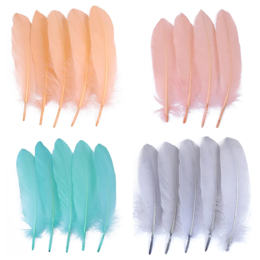 15-20cm  Natural Goose Feathers Colorful  Swan Plumes For Home Party Decoration Crafts Accessories Soft Jewelry Handicrafts