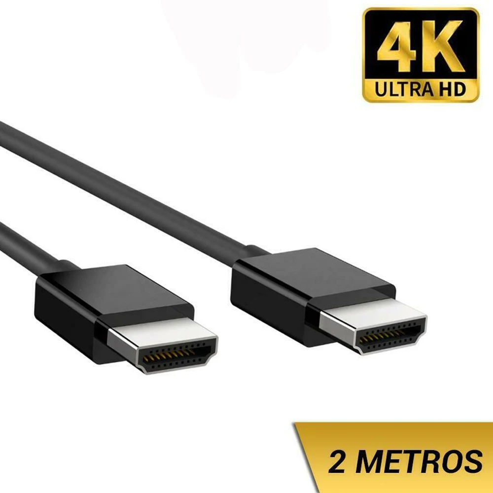 Cable HDMI 2.0 con soporte 4K y HDR UHD para conexión con PS4 PRO y XBOX ONE PC calidad premium con longitud de 2 metros