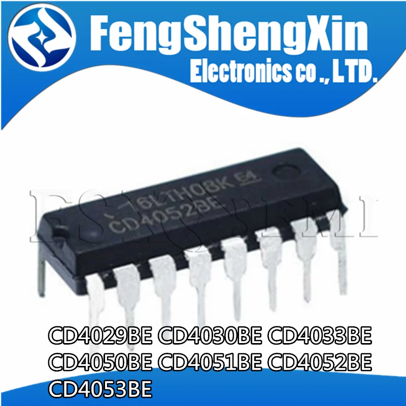 10PCS CD4051BE CD4051 DIP DIP-16 CD4029BE CD4030BE CD4033BE CD4050BE CD4052BE CD4053BE CD4030 CD4033 CD4050 CD4052 CD4031BE