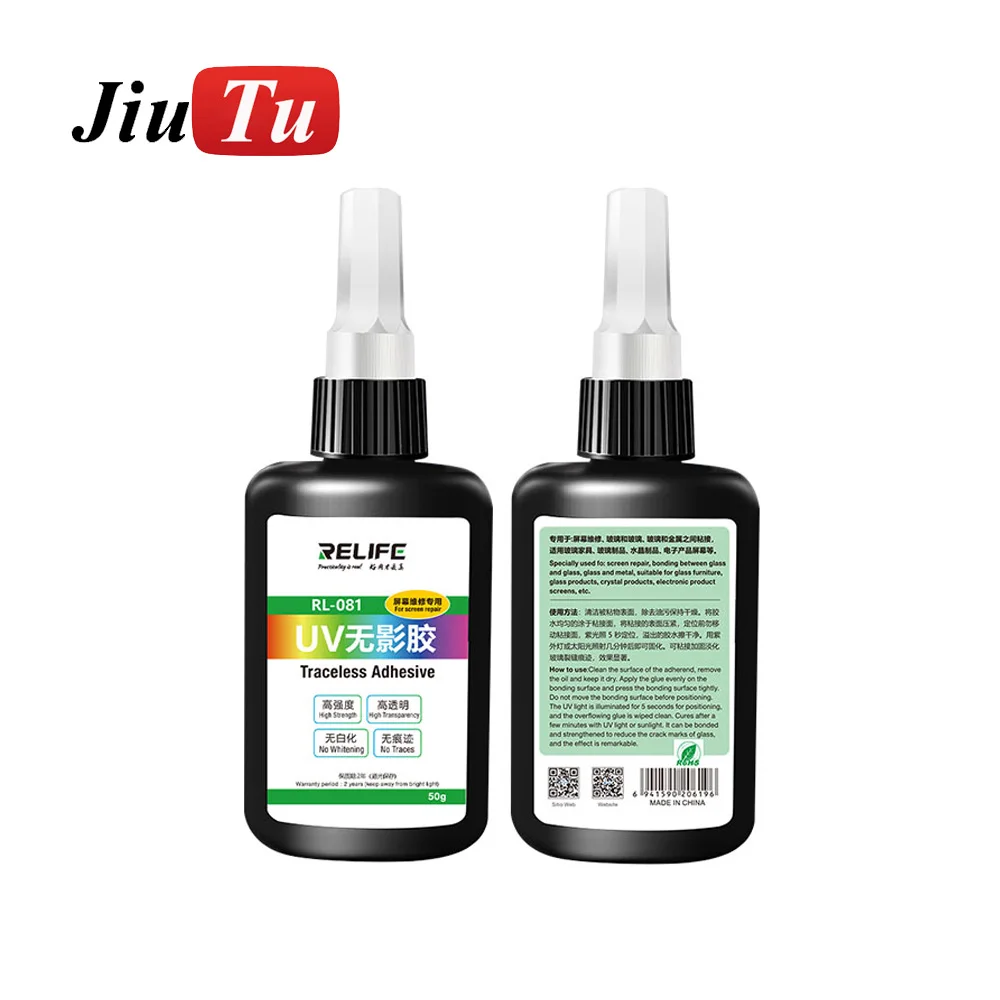 UV Traceless Glue Transparent Fast Curing Shadowless Glue For Phone Pad Glass Stick Quick-Drying High-Strength