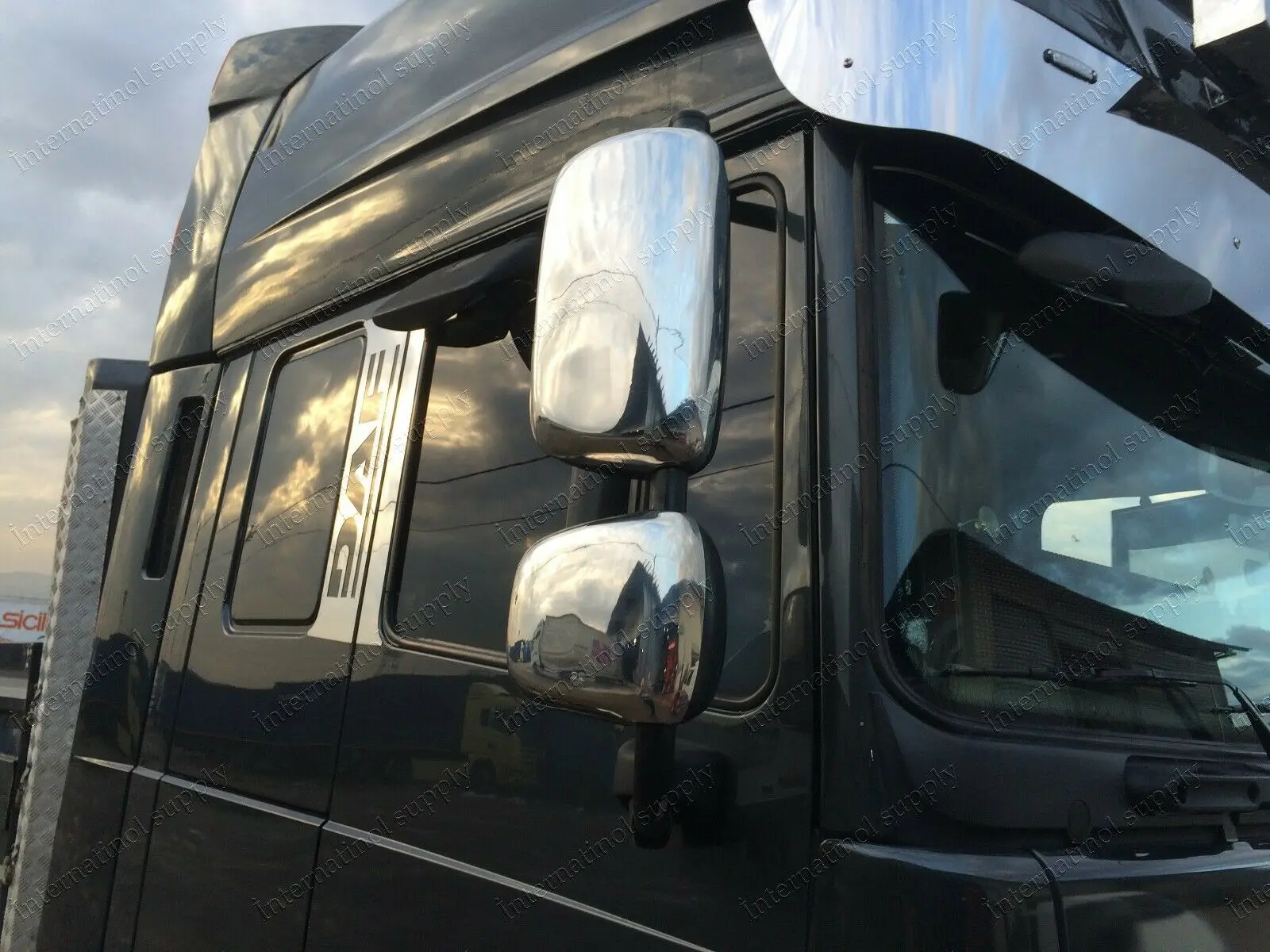 

FOR DAF XF 105 Chrome Mirror Cover 4 pieces Stainless STEEL *NEW MODEL*