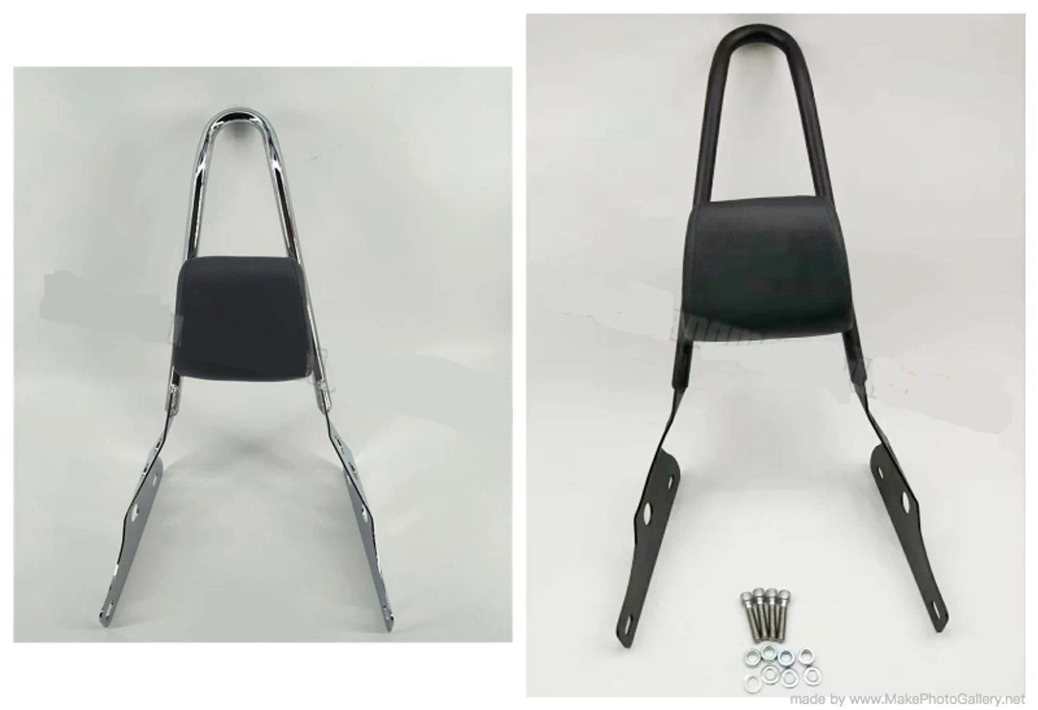 Backrest Sissy Bar Cushion Pad for Harley Davidson Street XG500 XG750 2014+ 60cm