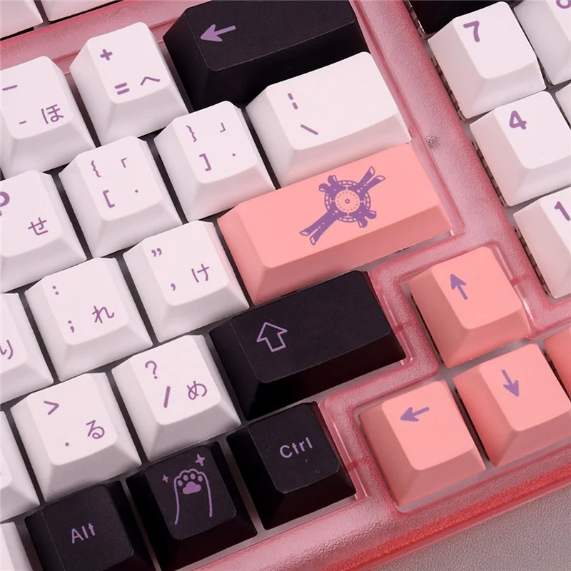 Gmk Senpai Keycaps Pbt Dye Sublimatie 129 Toetsen Cherry Profiel Keycap Voor Mx Schakelaar Mechanische Toetsenbord Japanse Keycap