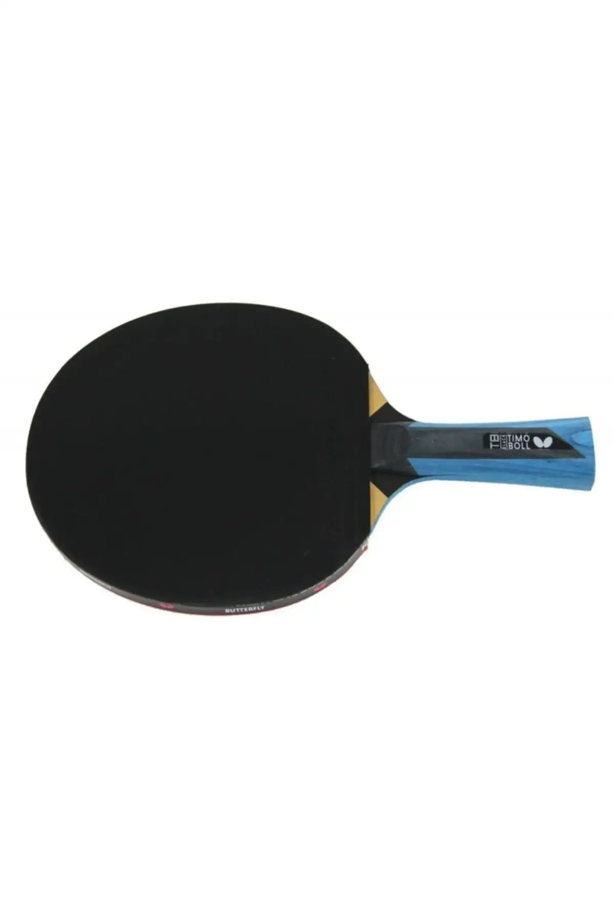 Black Professional Table Tennis Racket 1.8mm Sponge Kinetic Handle Ergo Grip Wakaba Rubber