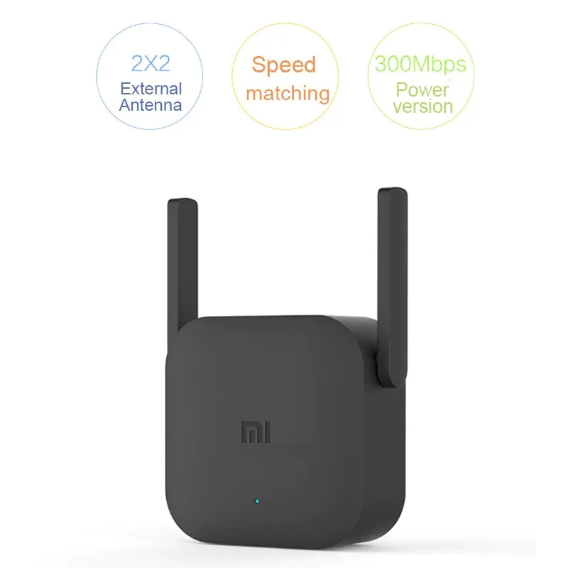 Original Xiaomi Mi Wi-Fi Range Extender Pro 300Mbps Amplificador Wi-Fi Repeater Wifi Signal Cover Extender Repeater 2.4G