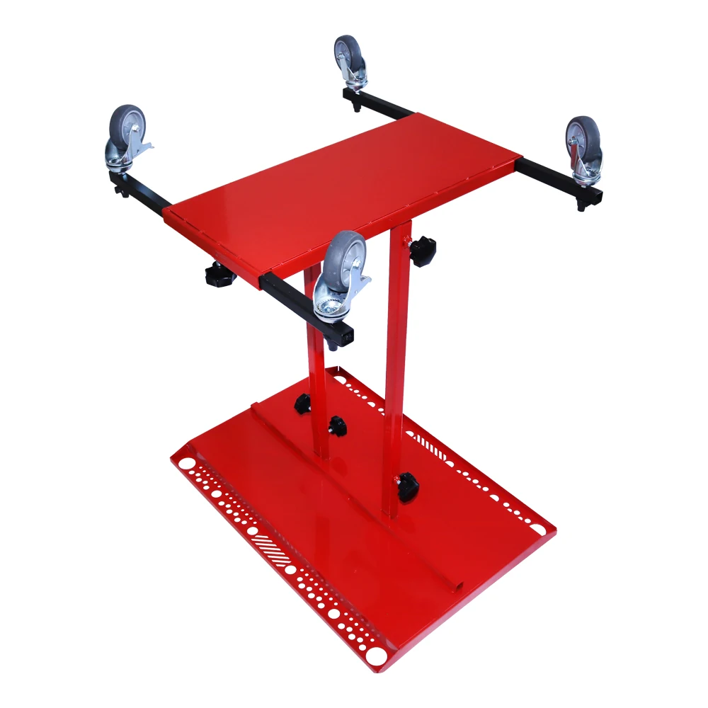 Pdr Tools Metal Folding Stand with Wheels for Rods And Equipment , Dent Removal Kit Paintless Auto Repair Car Damage