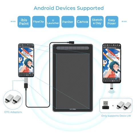 XPpen Deco LW графический планшет