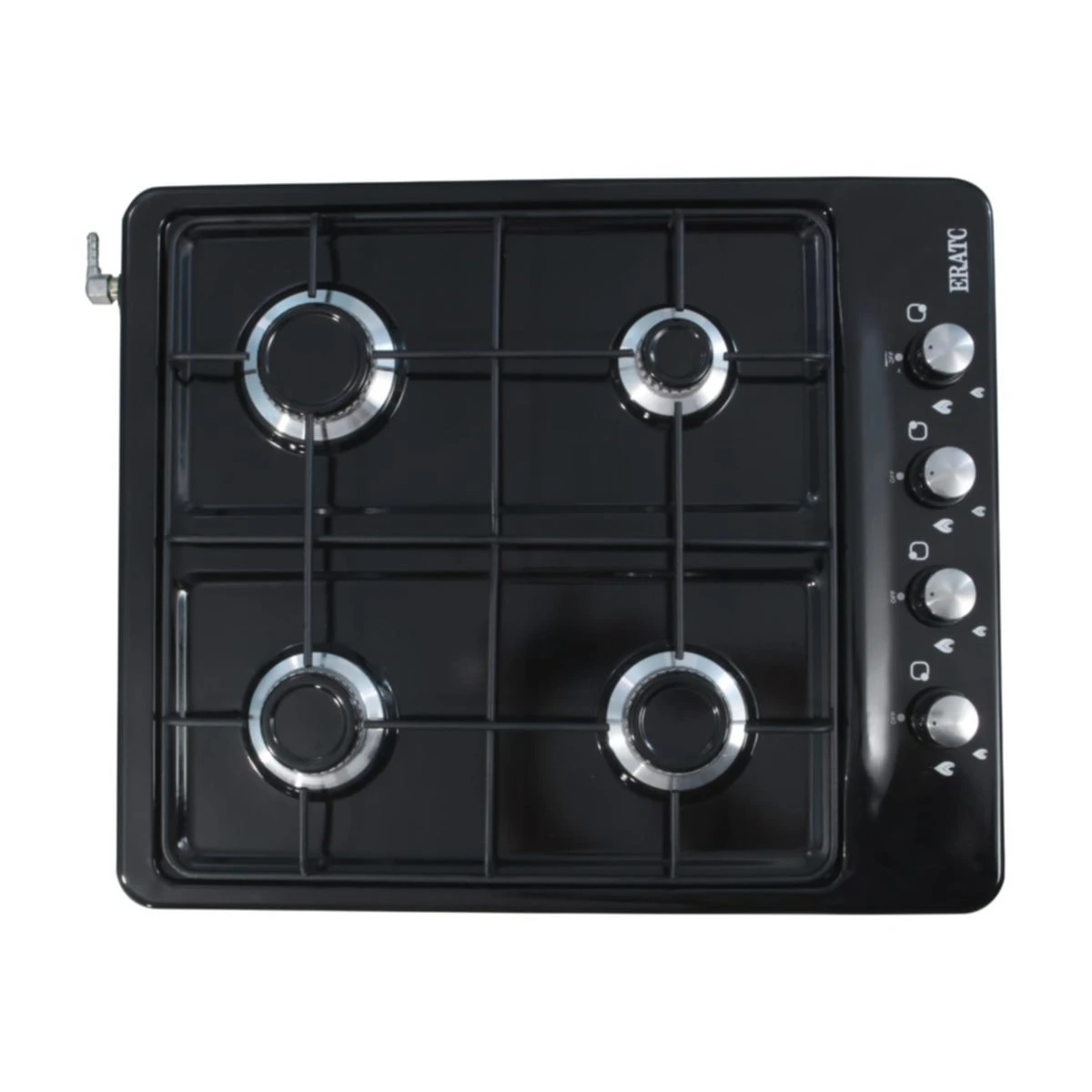 Erato 4 Burner Cooktop Cooker Natural Gas Without Lighter Black Freestanding Decorative Plastic Leg 50*60*10 Cm free Shipping