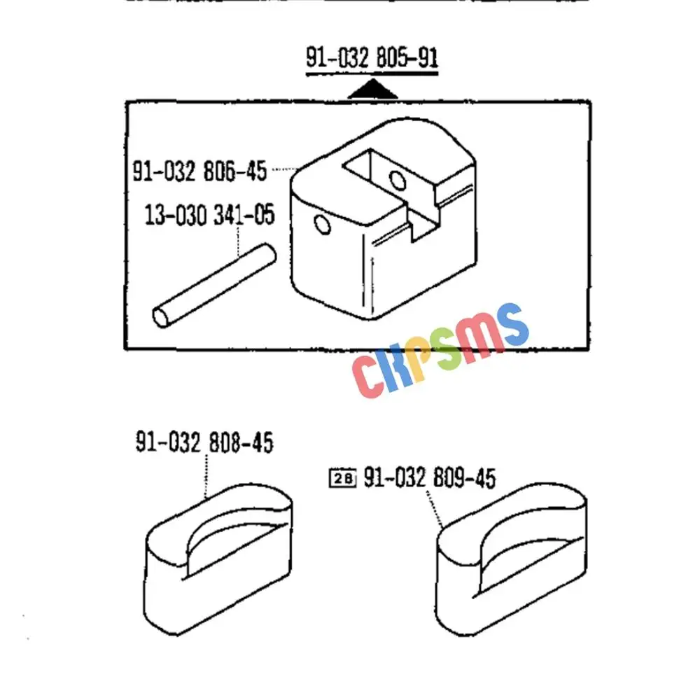 1SET(6PCS) Machine head Rubber Pad FOR PFAFF138 144 145 193 471 474 491 544 545 593 AND MORE