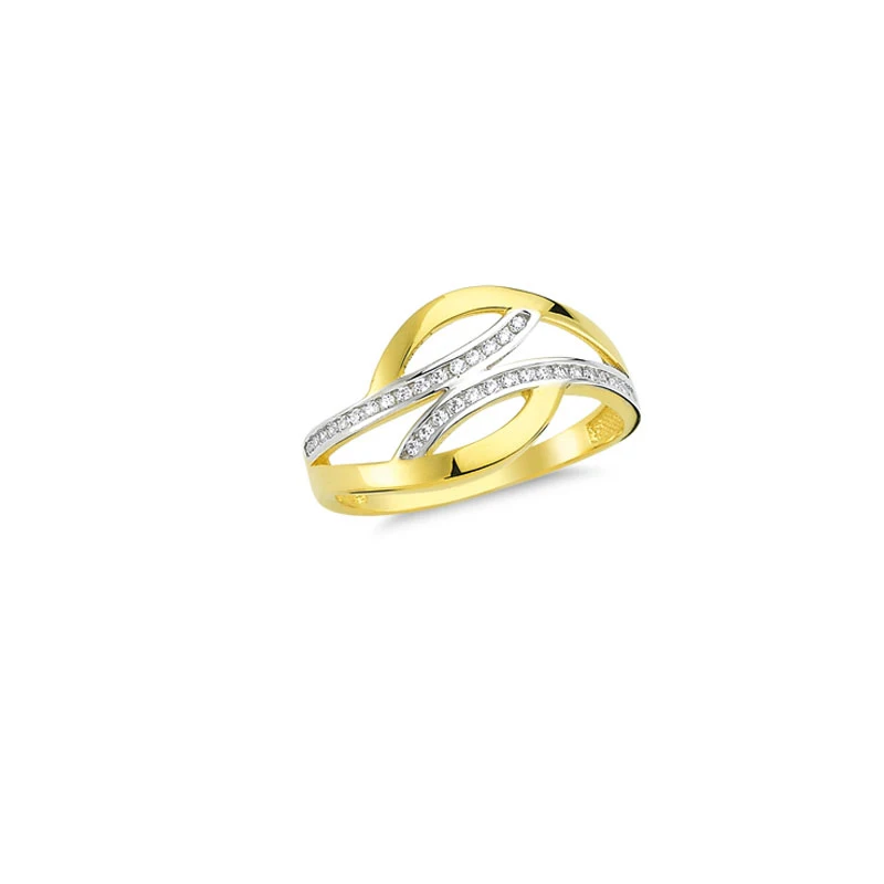 14K Solid Gold Classy Ring for Women